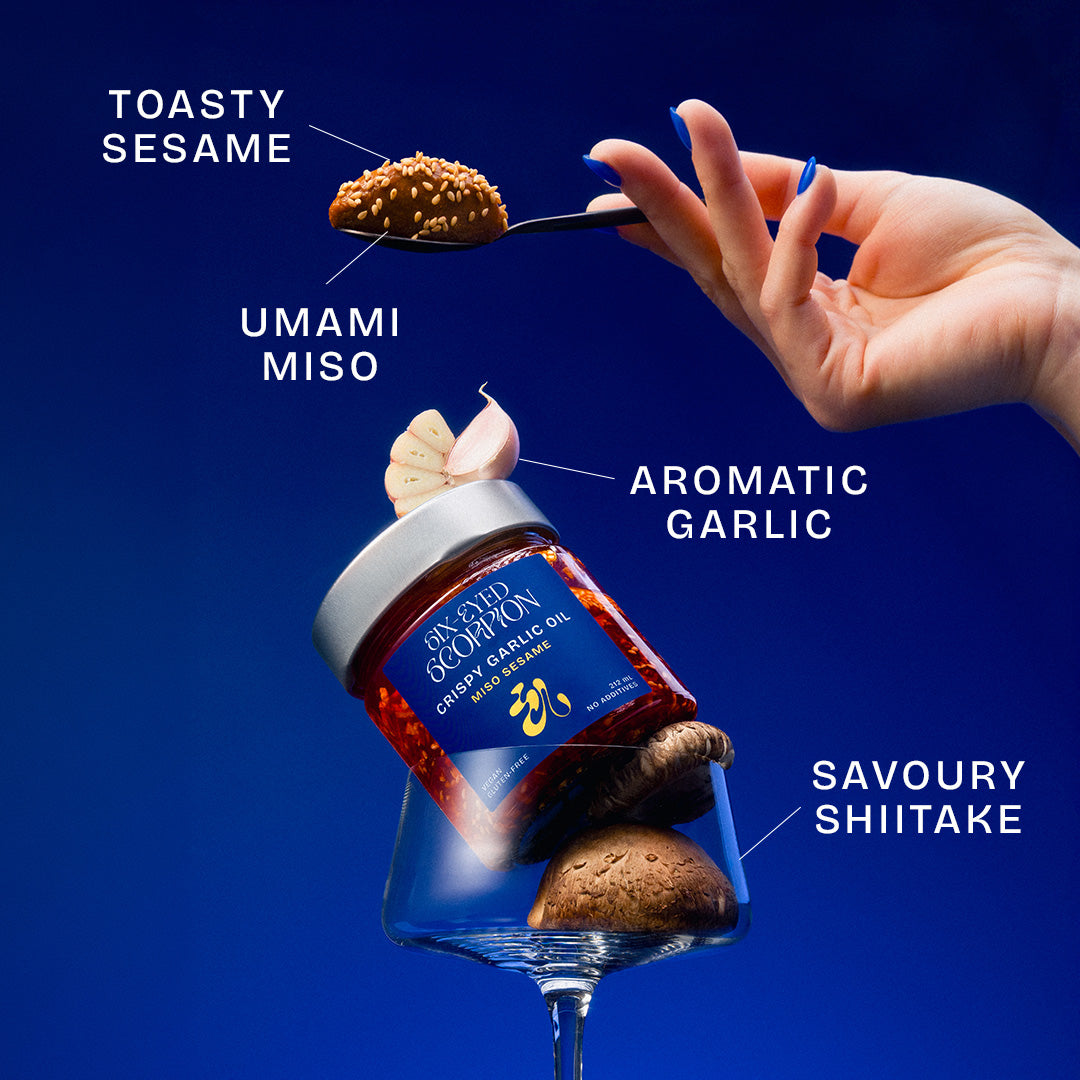 Crispy Garlic Oil: Miso Sesame